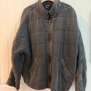 Free People Dolman Quilted Knit Jacket